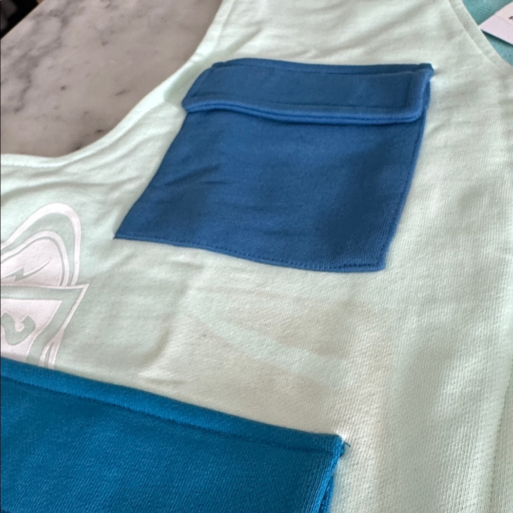Guess x J Balvin 2020 Men's Blue and Light Blue vest - Picture 8 of 10